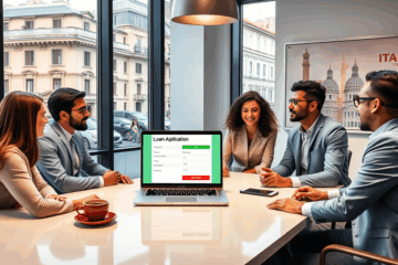 Immagine che rappresenta una persona che riceve rapidamente un approvazione di credito online.