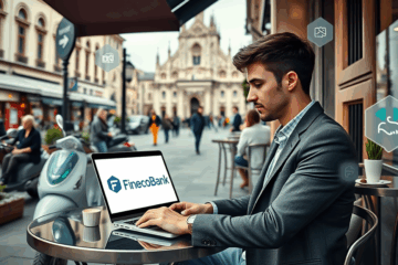 Una schermata dell'app FinecoBank che mostra la richiesta di prestito digitale