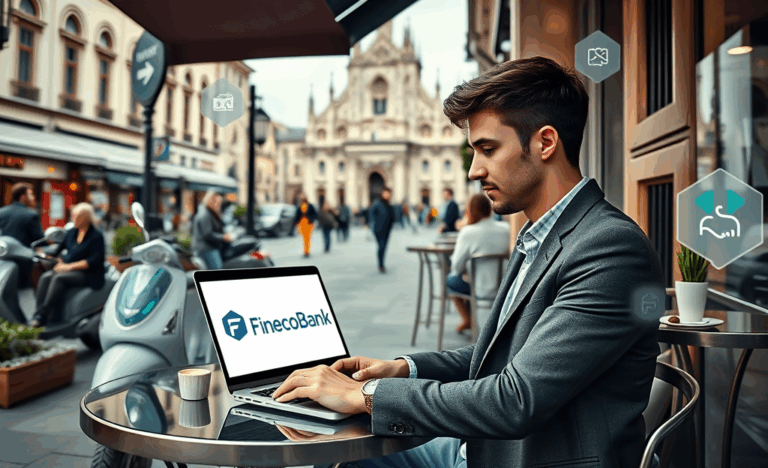 Una schermata dell'app FinecoBank che mostra la richiesta di prestito digitale