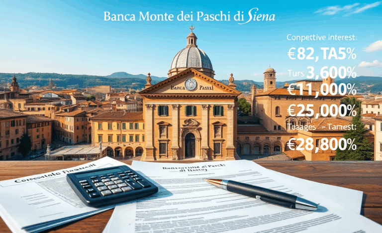 Immagine di un cliente che discute le condizioni di prestito presso Banca Monte dei Paschi di Siena