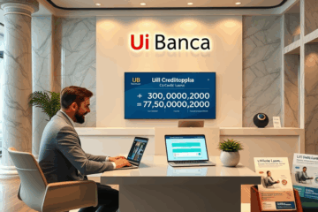 Immagine illustrativa di una persona che richiede un prestito online su UBI Banca.