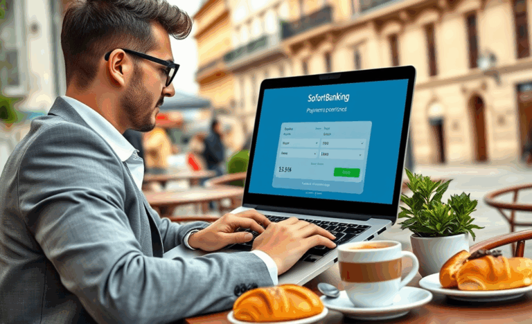 Immagine che rappresenta il pagamento online veloce con SofortBanking