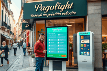 Immagine che rappresenta il processo di richiesta di un prestito veloce tramite Pagolight