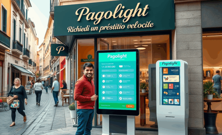 Immagine che rappresenta il processo di richiesta di un prestito veloce tramite Pagolight