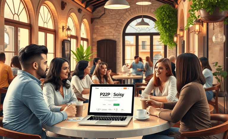 Una schermata della piattaforma Soisy evidenziando opportunità di investimento P2P senza intermediari