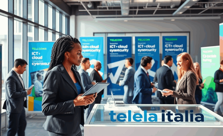 Immagine illustrativa delle opportunità di lavoro in Telecom Italia, evidenziando la diversità dei ruoli disponibili.