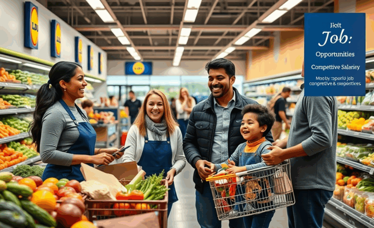 Lidl con stipendi competitivi e opportunità di lavoro aperte