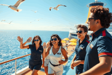 Lavoro a bordo di Costa Crociere mentre si viaggia