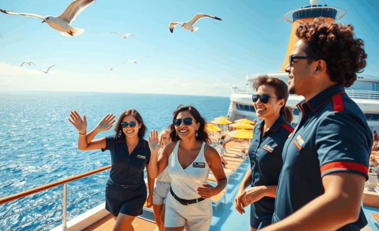 Lavoro a bordo di Costa Crociere mentre si viaggia