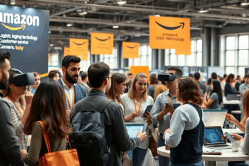 Opportunità di lavoro in Amazon nel settore logistica e tecnologia.