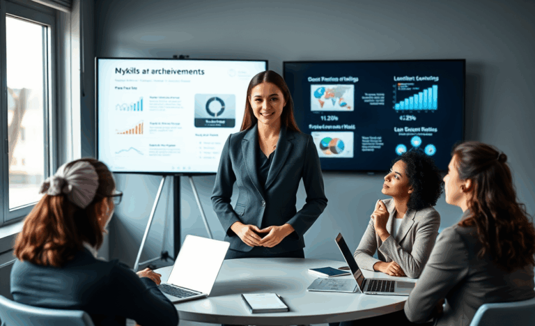 Immagine che rappresenta tecniche per mostrare abilità professionali in modo convincente.